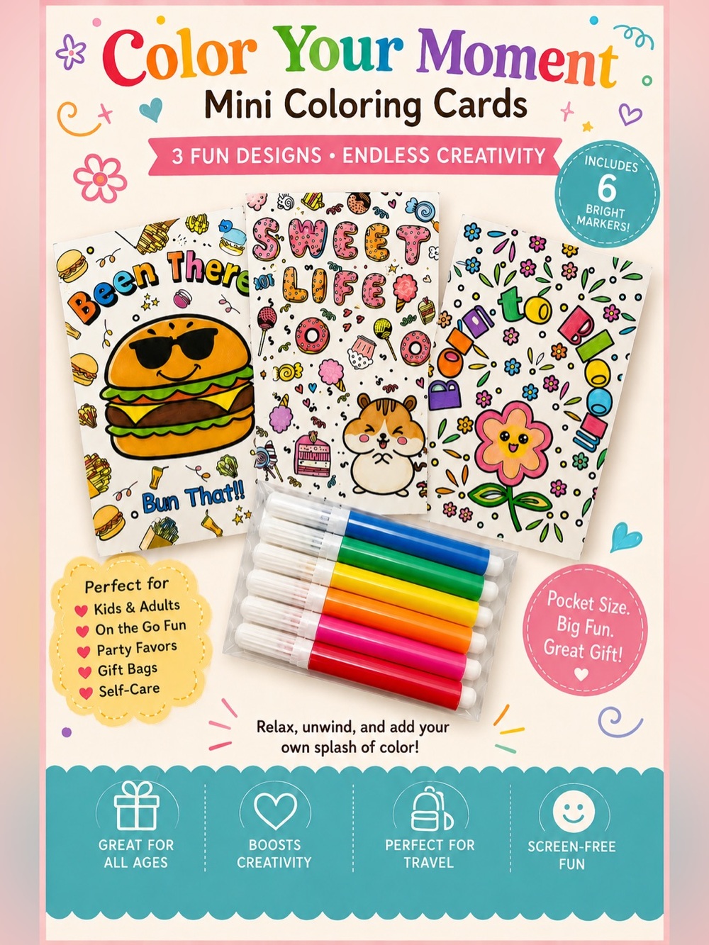 Mini Coloring Cards